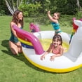 thumbnail image 4 of Intex 57441EP 107 x 76 x 41" Inflatable Rainbow Mystic Unicorn Spray Kiddie Pool, 4 of 5