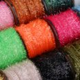 thumbnail image 4 of 15 Colors Fly Tying Materials Tinsel Cactus Chenille Medium Crystal, 4 of 7
