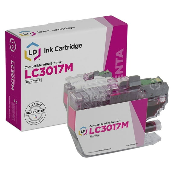 LD Products Compatible Ink Cartridge Replacement for Brother LC3017M High Yield (Single Magenta)