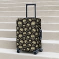 thumbnail image 5 of Yiaed funny Retro Skull Print Travel Luggage Cover Suitcase Protector Fits 18-32 Inch Luggage Wheel Covers Patterned Elastic Luggage Anti-scratch（No luggage）-, 5 of 5