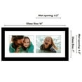 thumbnail image 6 of Americanflat 7x16 Collage Picture Frame - Fits Two 5x7 Photos or One 7x16 Picture - Black, 6 of 8