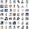 thumbnail image 2 of 50pcs Suzume Stickers Suzume No Tojimari Anime Stickers for Teen Laptop,Cute Aesthetic Cartoon Movie Waterproof Decals, 2 of 4