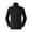 #084-Black, variant on Donemore Men's Thermal Fleece Jacket Stand Collar Zipper Pockets Loose Fit Casual Winter Outerwear for Men & Women