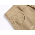 thumbnail image 5 of Boy's Stretch Fit Ripped Destroyed Jeans Pants Cargo Pants Classic Elastic Waist Straight Leg Multi-Pockets Comfy Kids Pants for Boys, 5 of 7