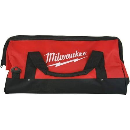 Milwaukee Bag 22-Inch Heavy Duty Canvas Drill, Tool Bag/Case, 18V/12/14/18 Volt (Bare Bag)