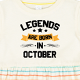 thumbnail image 4 of Inktastic Legends Are Born in October Girls Baby Dress, 4 of 5