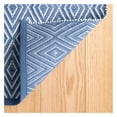 thumbnail image 2 of Dash & Albert Diamond Handwoven Indoor/Outdoor Rug, 2' x 3', Denim/White, 2 of 6