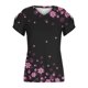 thumbnail image 5 of Fiudx Ofertas Flash Artículos En Oferta Blusa Informal de Manga Corta con Cuello En V y Estampado de Moda para Mujer, 5 of 6