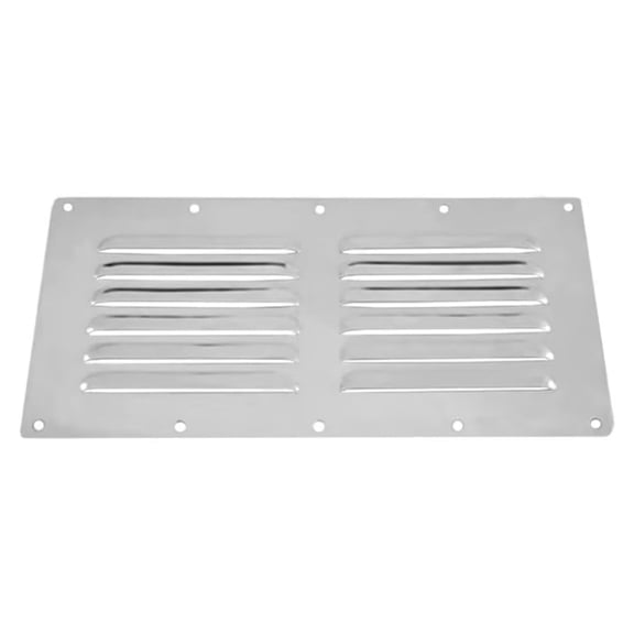 Stainless Steel 1 PCS Boat Rectangular Stamped Louvered Air Cabin Vent Grill Ventilation Cover