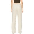thumbnail image 3 of Cali1850 Women's Casual Relaxed Fit 29" Inseam Drawstring High Rise Smocked Linen Pants For Lounge And Beach Wear, 3 of 7