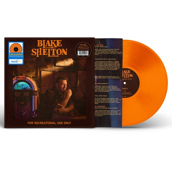 Blake Shelton - For Recreational Use Only - Walmart Exclusive Transparent Orange Vinyl