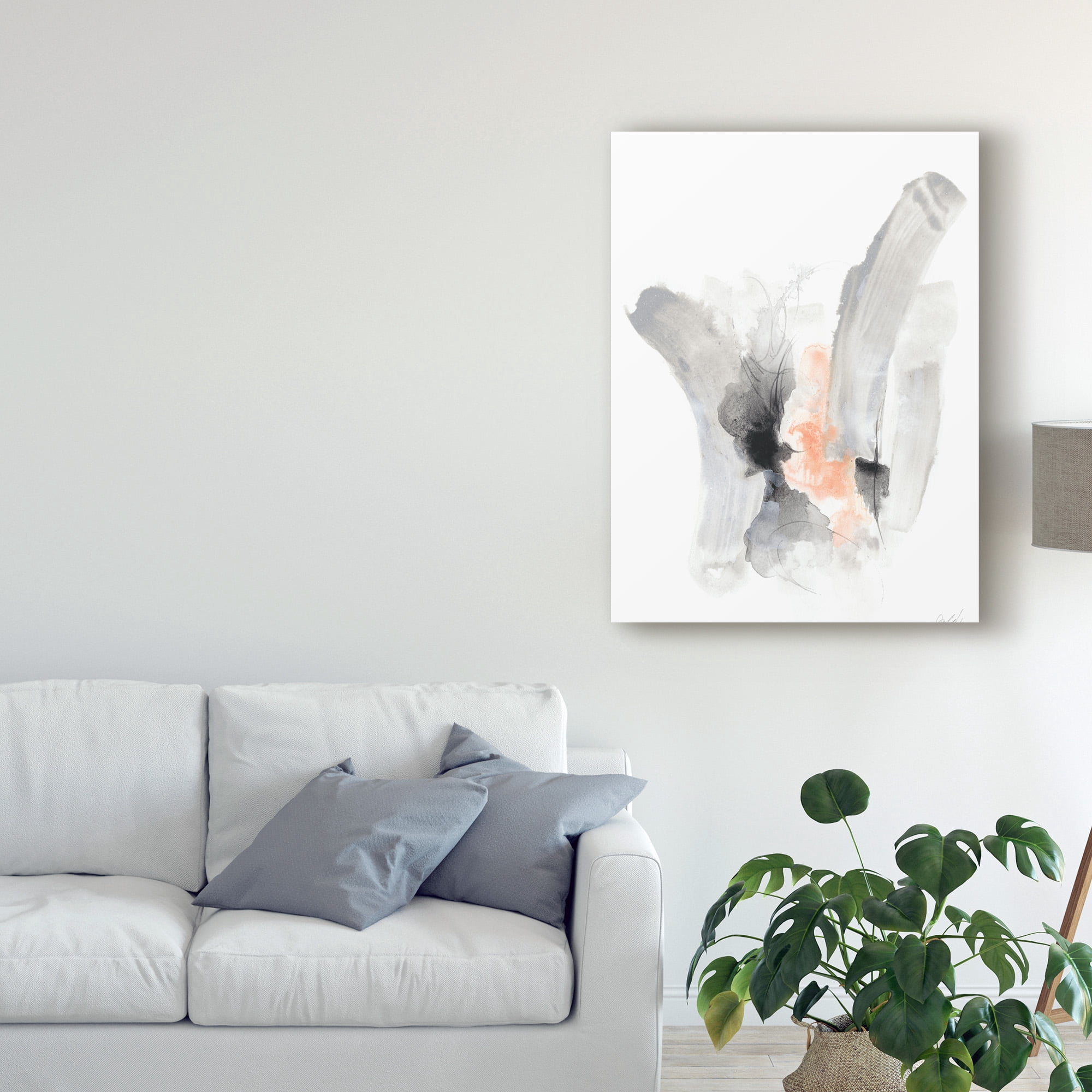 Trademark Fine Art 'Swipe II' Canvas Art by June Erica Vess