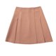 thumbnail image 1 of Falda Corta de Verano de la Moda Casual de las Mujeres de Cintura Baja A-Línea Asimétrica Falda Plisada, 1 of 8