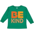 thumbnail image 3 of Inktastic Be Kind Logo in Orange Boys or Girls Long Sleeve Toddler T-Shirt, 3 of 5
