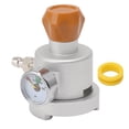 thumbnail image 2 of Adaptador para máquina de refrescos de aluminio resistente a la corrosión y al óxido, conector de recarga de CO2 con manómetro, conector rápido macho de 8 mm, 2 of 14