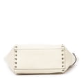 thumbnail image 6 of Pre-Owned Valentino Ivory Mini Rockstud Trapeze Tote Shoulder Bag Studded Calfskin Leather, 6 of 9