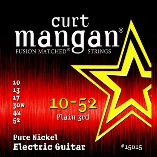 Curt Mangan 10-52 Pure Nickel Wound Set Electric Guitar Strings