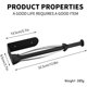 thumbnail image 5 of Wall-Mounted Paper Towel Holder, No-Drill Adhesive, Black, Compatible with Most Brands, for Kitchen and Bathroom, 5 of 5