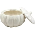 thumbnail image 2 of Ebros Ceramic Stoneware White Harvest Pumpkin Bowl With Lid 6"Diameter X6 Pieces, 2 of 10