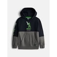 thumbnail image 4 of Minecraft Boy’s Colorblock Fleece Graphic Hoodie, Sizes 4-18, 4 of 6