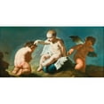 thumbnail image 3 of Venetian School 18x11 Black Modern Framed Museum Art Print Titled - Allegory of Morality; Virtue Awarded and Vice Punished (18th Century), 3 of 5