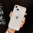 thumbnail image 1 of Funda de teléfono transparente con patrón de corazón de amor y láser degradado a la moda para Xiaomi Redmi 9A 9 9C Note 10 9 10S 9s 7 8 Pro 8T 9T 10T 11T Tan Jianjun unisex, 1 of 2