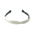 thumbnail image 1 of Diadema de cuero para mujer, doble trenza, elástica, antideslizante, dentada, fina, accesorios para el cabello para mujeres y niñas., 1 of 2