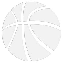 YOSADIER Basketball Wall Decal Peel and Stick Acrylic Sports Home Decor for Kids Room or Game Room