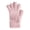 Pink, variant on Women’s Fluffy Fuzzy Winter Gloves Soft Cozy Full Finger Thermal Gloves for Daily Walking Shopping White One Size