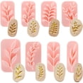 Plant Clay Stamps 8 Shapes Leaves Clay Stamps Clays Cutters for Polymer ...