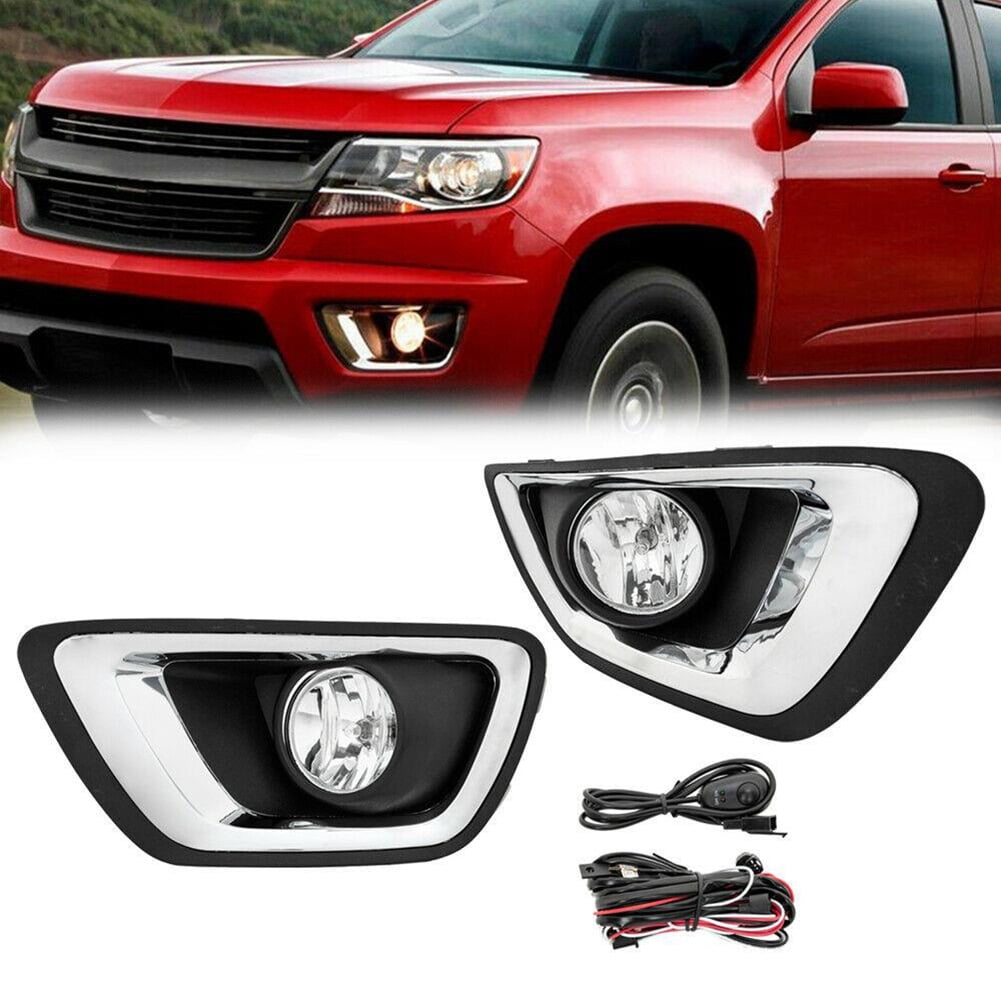 Doaraha For 1519 Chevy Colorado Fog Light w/Wiring Switch Bulb Pairs