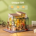 thumbnail image 2 of Rolife DIY Miniature Doll House Kit with Furniture for Children Adult Wooden Kits Toy (Emily's Flower Shop), 2 of 5