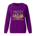 thumbnail image 4 of Qertyioot Chandail d'Hiver pour Femme à Imprimé de Noël, Manches Longues, Col Rond, Chaud, Ample, Tendance, Tricoté, 4 of 5