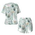 thumbnail image 5 of Xecao Goose and Doodle Flowers print Swimsuit for women, Summer-ready, sporty style.Quick-dry fabric. Many sizes & colors., 5 of 9