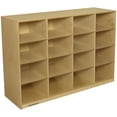 thumbnail image 2 of Childcraft Mobile Cubby Unit, 16 Translucent Tubs, 50-5/8 x 16 x 36 Inches, 2 of 2
