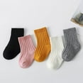 thumbnail image 2 of Baby Cotton Crew Socks Unisex Baby Sock Soft Cozy Ankle Socks for Newborn Infant Toddlers Kids 0-5T, 2 of 2