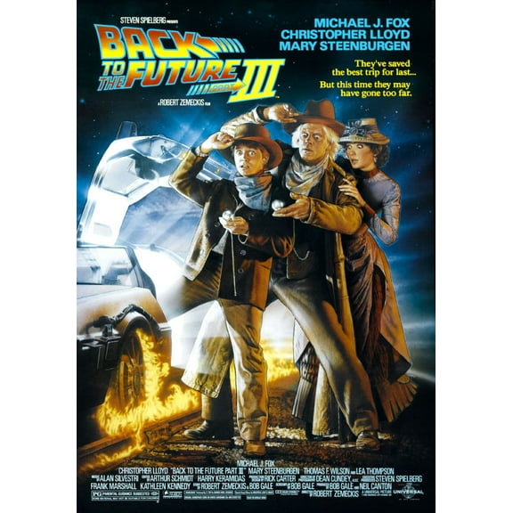 Best Posters Back To The Future 3 Movie Poster 11Inx17In Mini Poster 11x17 Poster Color Category: Multi, Unframed, Ages: Adults