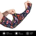 thumbnail image 3 of Balery Dancing Skeletons Floral Garden Cooling Arm Sleeves for Men & Women – Breathable, Moisture-Wicking Arm Sleeves for Women, Men & Kids, 3 of 8