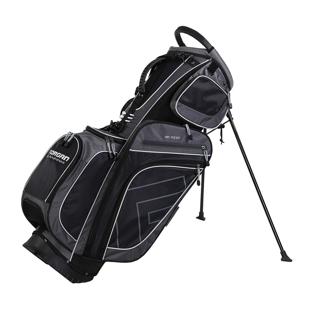 of St Andrews 14 Way Divider Hybrid Golf Stand / Cart Bag Grey
