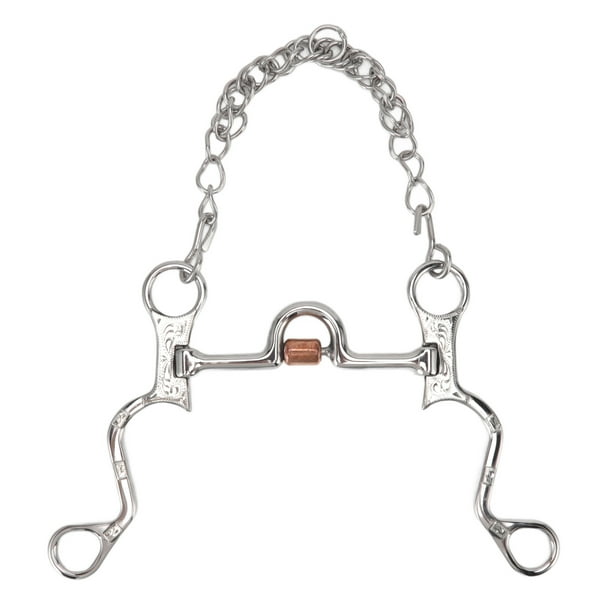 Broca para caballo filete de boca de caballo 120 mm Jadeshay Acero inoxidable