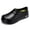 Black, variant on Close Toe Platform Sandals for Men Comfortable Wide Toe Box Non Slip Work Chef Shoe Lightweight Slip on Clogs Black Size 9