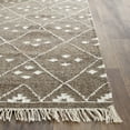 thumbnail image 6 of SAFAVIEH Natural Kilim Blaine Geometric Area Rug, Brown/Ivory, 6' x 9', 6 of 6