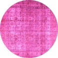thumbnail image 1 of Ahgly Company Indoor Round Persian Pink Traditional Area Rugs, 7' Round, 1 of 4
