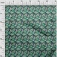 thumbnail image 3 of oneOone Polyester Spandex Pear Green Fabric Floral Sewing Craft Projects Fabric Prints By Yard 56 Inch Wide, 3 of 5