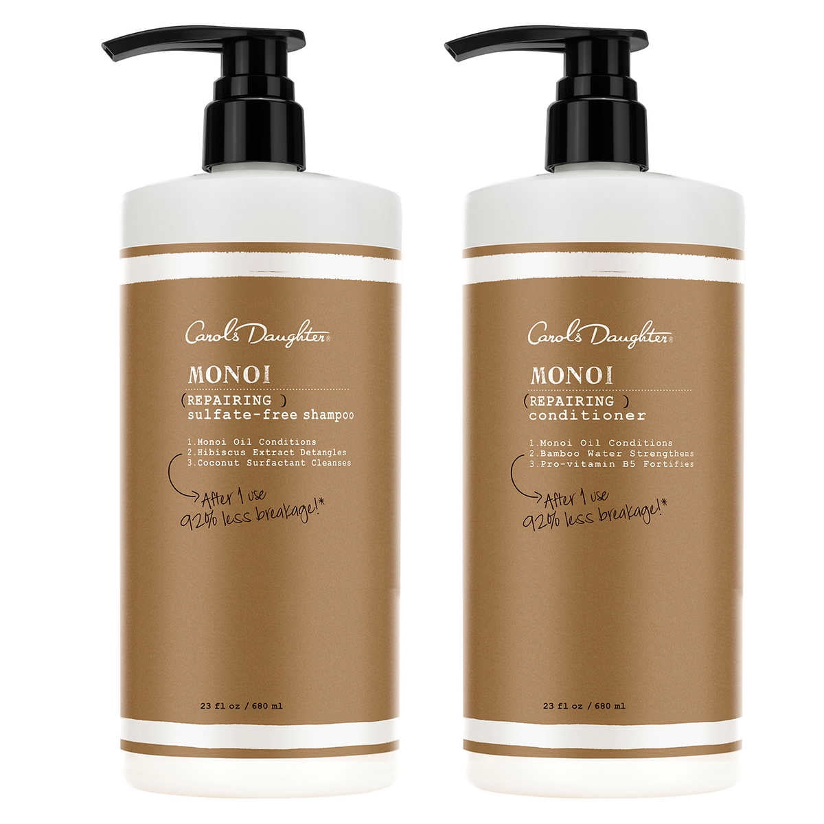 Carol's Daughter Monoi Repairing Shampoo and Conditioner Set