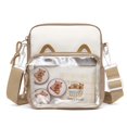 thumbnail image 3 of CAIXIA Crossbody Purses For Women Kids Cute Badge Pattern Transparent Shoulder Crossbody Bag, Lightweight Casual Handbag For Boys Girls Daily Use, 3 of 4