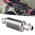 thumbnail image 4 of Tubo de escape de acero inoxidable, tubo de escape corto de 51 mm y 2 pulgadas para silenciador de motocicleta Kawasaki Funcionalidad de alta precisión, 4 of 12