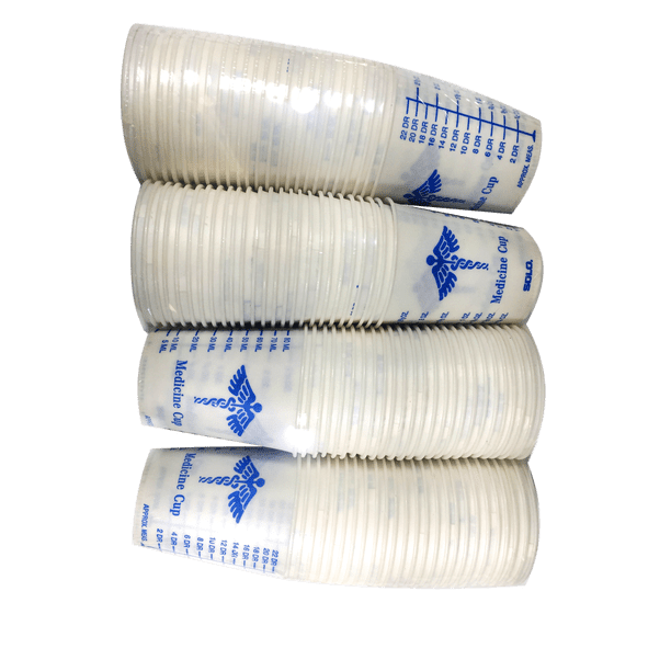 Phix Doctor 100 Graduated Medicine Solo Paper Cups 3 oz for Epoxy Resin