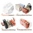 thumbnail image 4 of Purse Organizer For Closet, Acrylic Clear Purse Storage Organizers, 2 PCS Different Size Divider Ho, 4 of 5