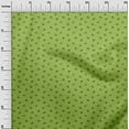 thumbnail image 3 of oneOone Tissu Coton Soie Vert Poire Rétro Minimal Burger Matériel de Robe Tissu Imprimé Tissu au Mètre 42 Pouces de Large, 3 of 5